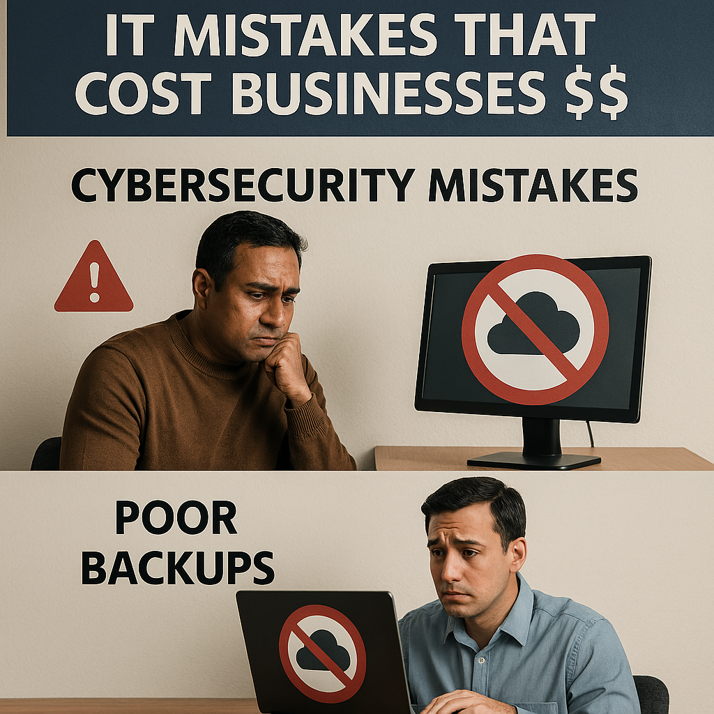 Top IT Mistakes That Cost Businesses Time and Money